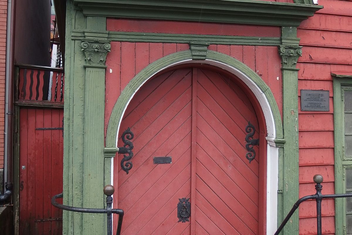 Bryggen i Bergen sett fra havnen